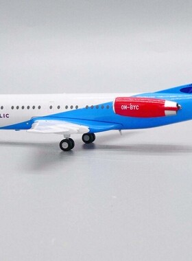 现货 1:200 斯洛伐克政府专机 福克100 OM-BYC 飞机模型 LH2242