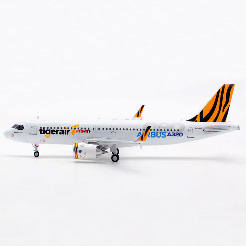 现货:1:200 台湾虎航 空客A320NEO B-50021 客机模型 AV2063 合金