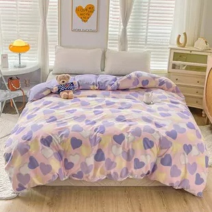 花卉小碎花ins风清新纯棉被套单件 全棉亲肤被罩简约学生宿舍定做