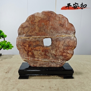 灵璧奇石摆件山峰山子山水石假山造景洞石镇宅天然原石雕刻精品