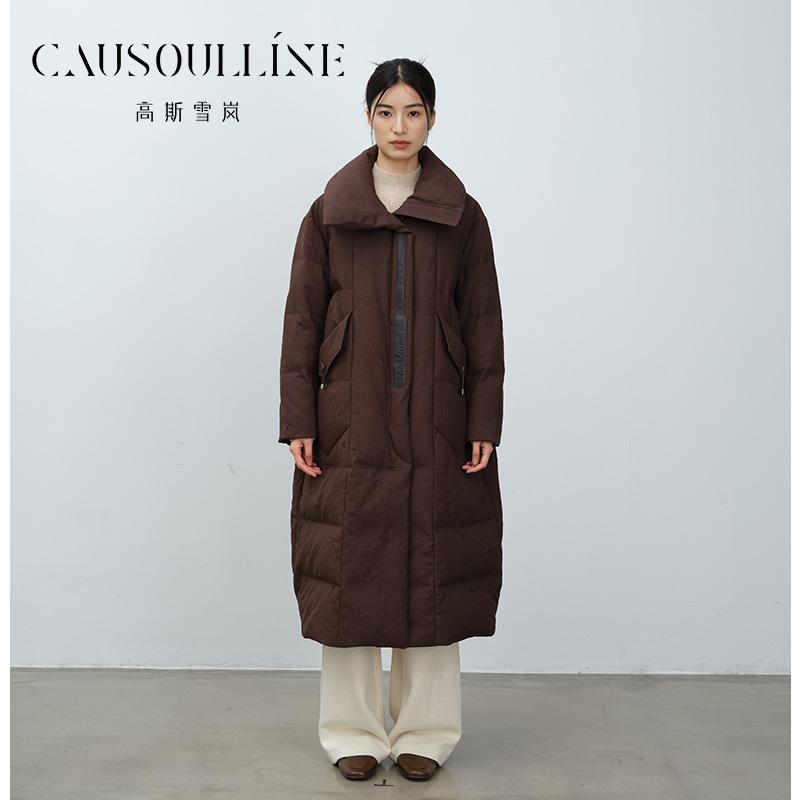 高斯雪岚2024冬装新款羽绒服
