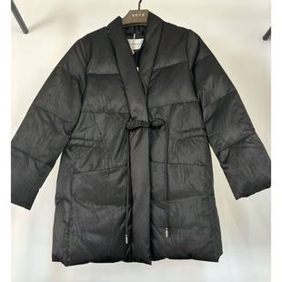 高斯雪岚新中式国风白鹅绒羽绒服24419598促销