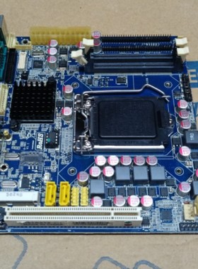 H61工控主板  12个com口pci主板 现货