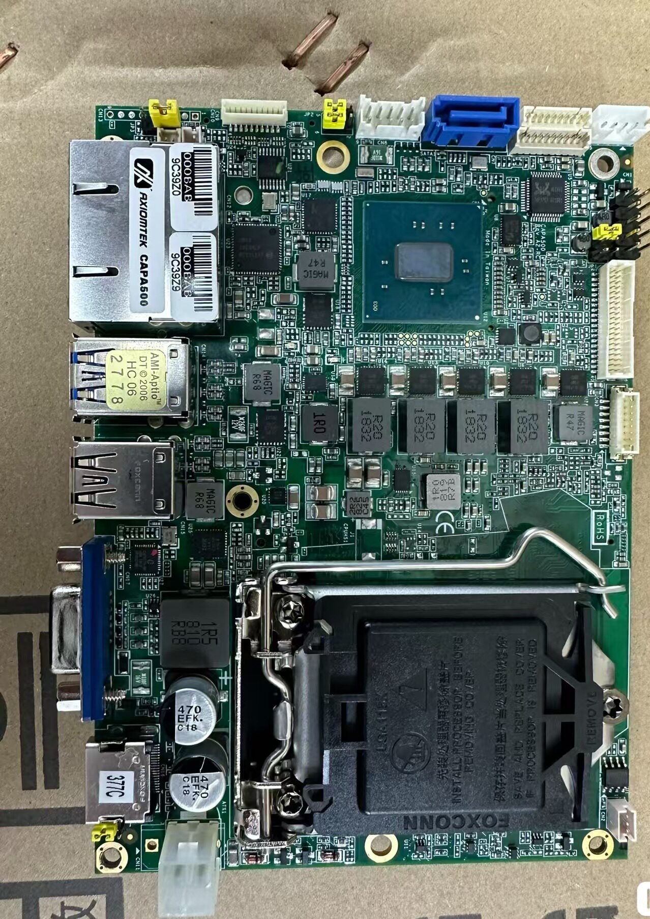 Axiomtek 台湾艾讯 CAPA500  3.5寸主板  支持6-7代处理器 议价