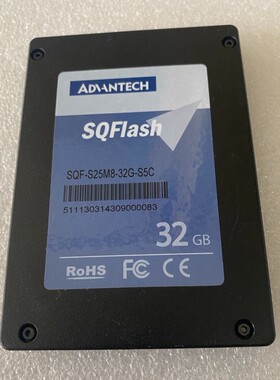 研华SQF-S25M8-32G-S5C 硬盘32G 0-70℃工业硬盘
