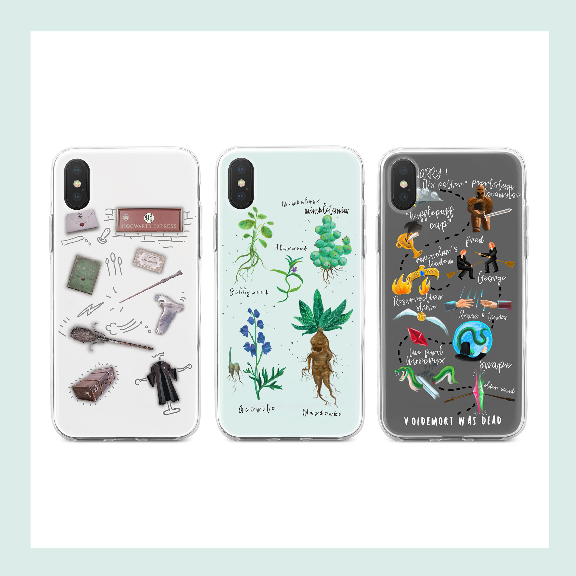 Toppy 插画师合作款哈利波特伏地魔适用于iPhone/安卓手机壳