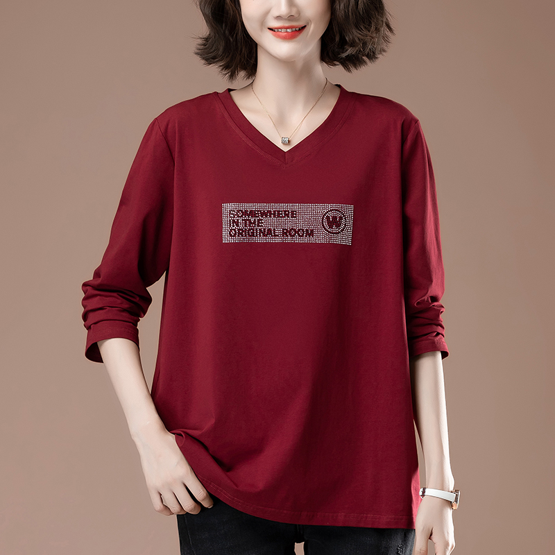 凯诗帕长袖休闲百搭常规烫钻