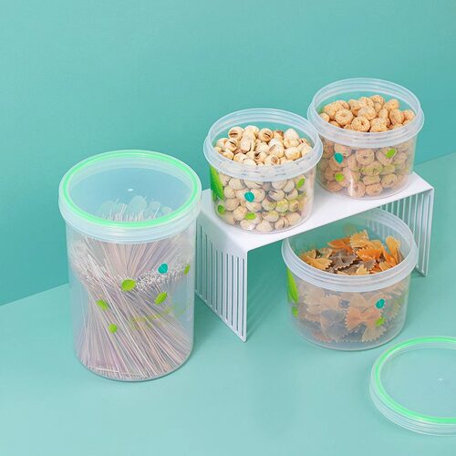 茶花密封罐塑料罐食品级储物罐透
