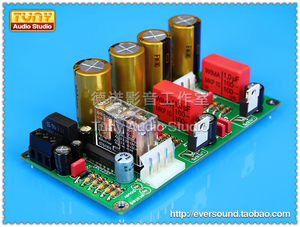 [冲四冠]经典1875 LM1875 带喇叭保护BTL镀金PCB线路板 功放板