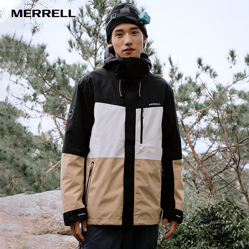 【闪降】MERRELL迈乐山行者|三合一冲锋衣情侣款多彩外套户外运动