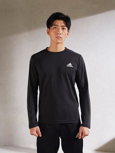 adidas阿迪达斯官方男装运动健身上衣圆领长袖T恤GT5563