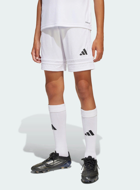 adidas阿迪达斯足球短裤2025春Squadra 25男女大小童运动裤JJ2423