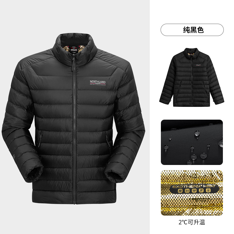 商场同款诺诗兰轻量鹅绒服2025秋冬新款防泼水保暖外套NDJFH5831S