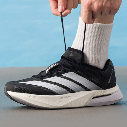 Adidas男鞋跑步鞋新款波士顿13透气缓震马拉松训练运动鞋JS4938