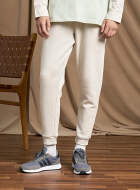 adidas阿迪达斯休闲简约舒适加绒束脚运动裤男装轻运动IJ6882