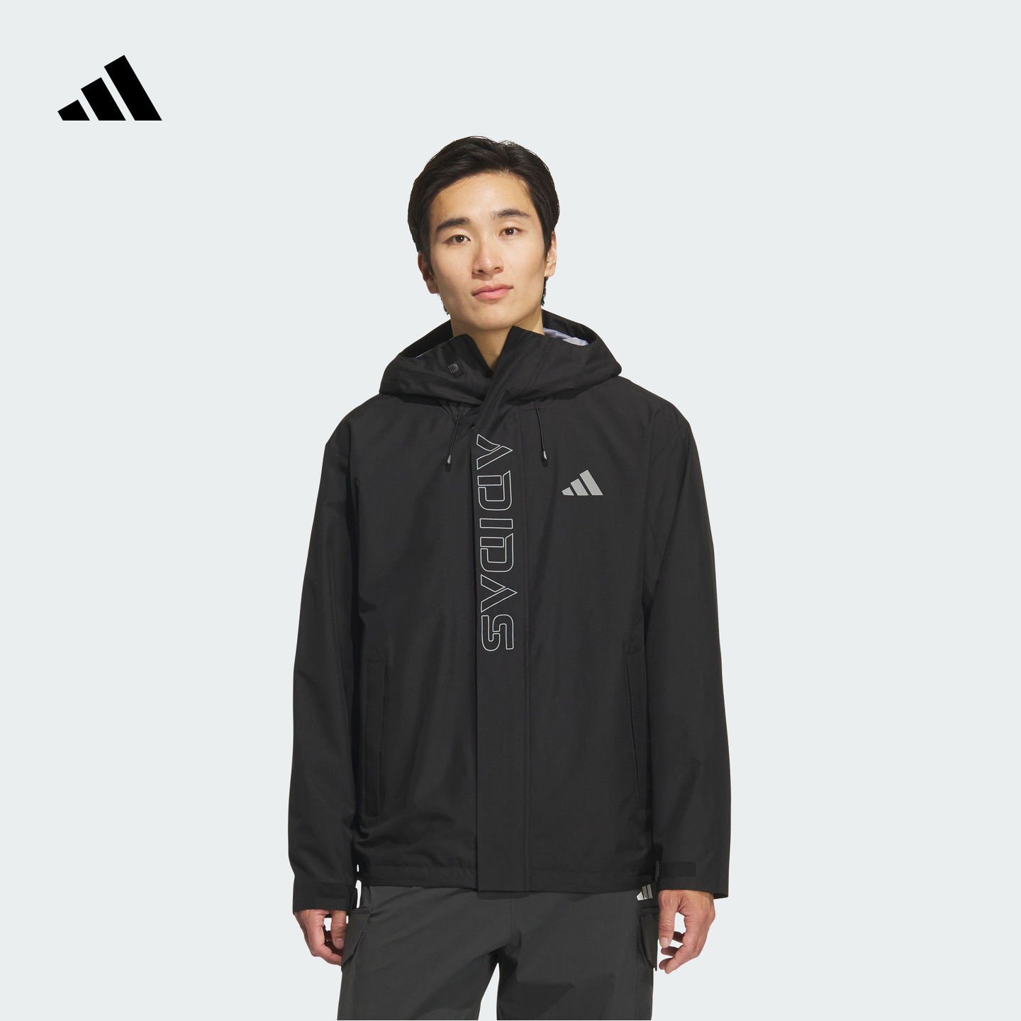 休闲连帽夹克外套男女新款adidas阿迪达斯官方轻运动KF5214