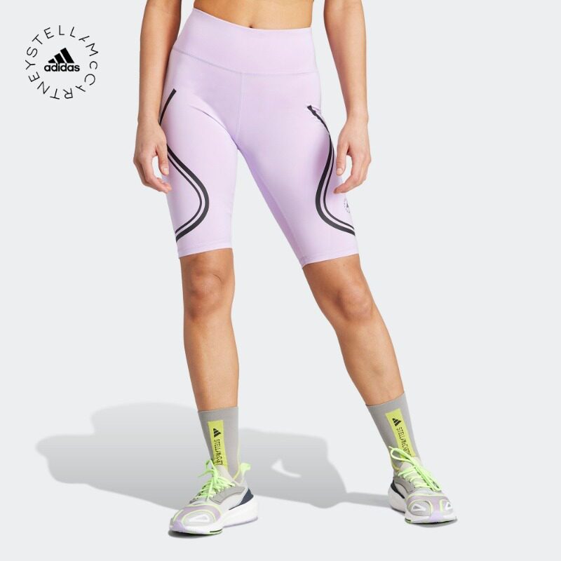 adidas阿迪达斯官方速干短款运动紧身裤女装Stella Mc IB6804