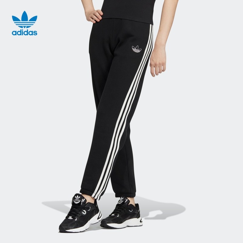 adidas阿迪达斯三叶草女装春季新款运动裤IC8124 IC8125