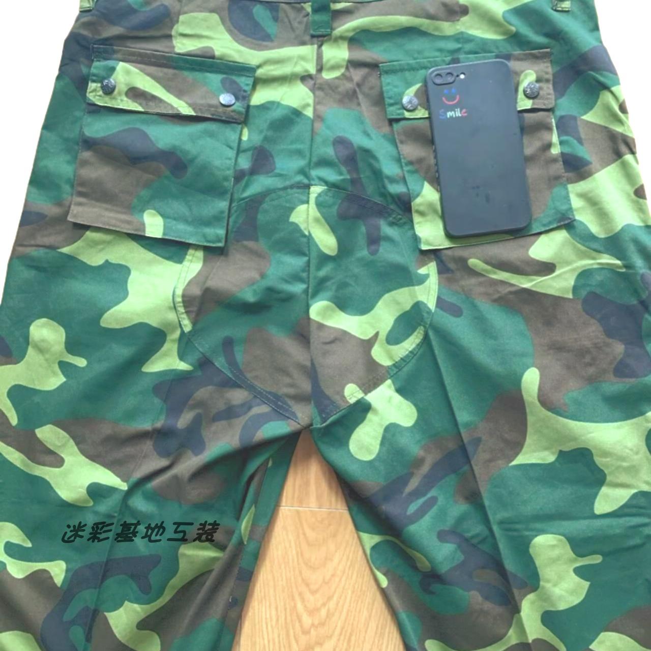 穿不烂夏季迷彩裤子老式87迷彩裤带屁兜正宗耐磨耐脏大口袋工地裤