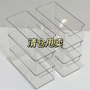 透明亚克力收纳盒抽屉式化妆品杂物桌面学生宿舍小型徽章整理盒子