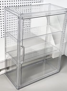 桌面收纳盒谷子手办整理展示痛柜