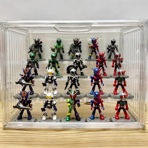 盲盒手办透明手办收纳展示盒