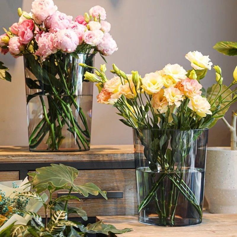 亚克力透明家用醒花桶深水花店专