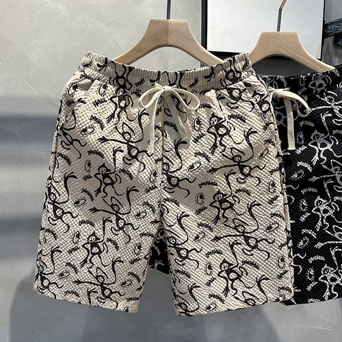 冰丝短裤男生夏天薄款速干运动宽松夏季男士休闲2025五分裤子男款