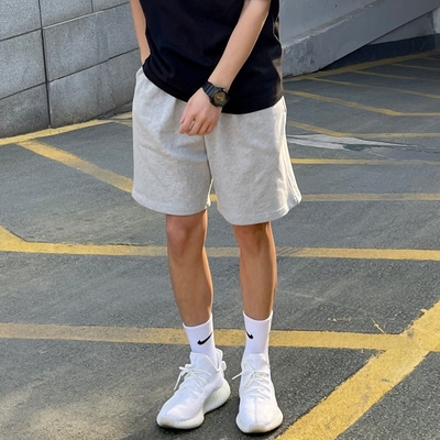 灰色短裤男生夏季薄款宽松大码