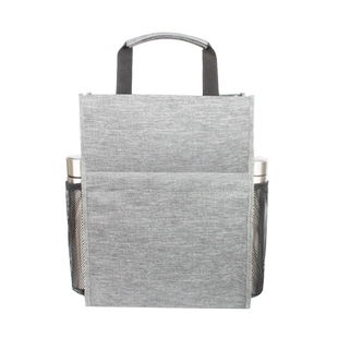 上班族补课包学生手拎包补习袋拎书袋通勤帆布文件包大容量商务会议手提袋A4拉链文件袋公文包防水牛津布定制