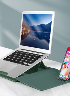 事务包会议包手提袋收纳包适用于苹果MacBook14寸iair14电脑包内胆包多功能支架包电脑包商务办公男款五件套