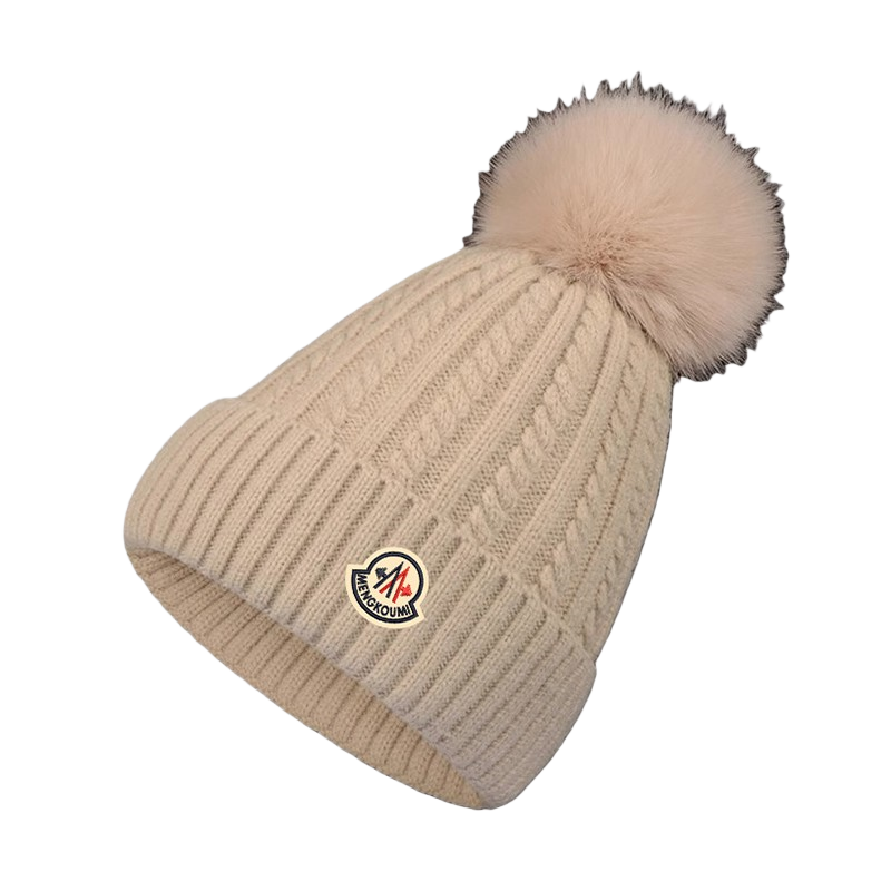 【官方直营】蒙口钢琴针织帽护耳冷帽加绒加厚百搭保暖毛球毛线帽