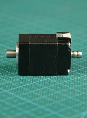JUGETEK究其科技 NEMA8 空心轴双出轴步进电机30MM 奶嘴端 PNP