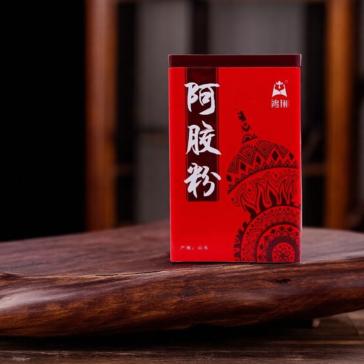 鸿翔山东阿胶粉36g铁盒3g/袋*12袋