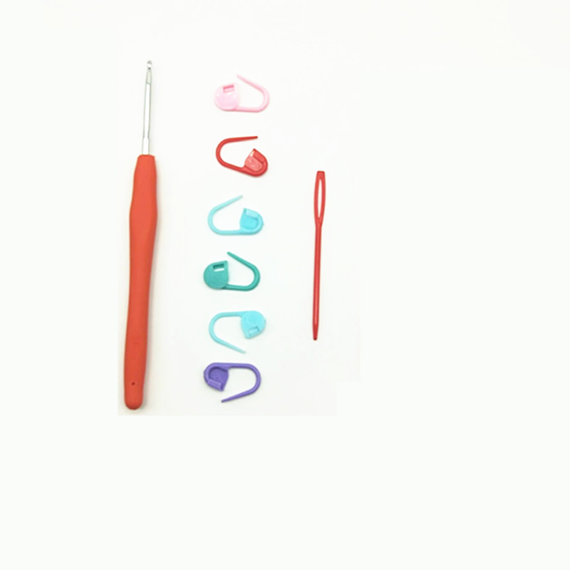 软柄钩针手工材料包编织工具毛线