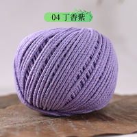 2mm hollow cotton round strand yarn yarn ball hollowed-out bag diy material bag hand-woven cotton and linen stiff yarn ball thumbnail 4