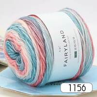 Colored dot segment dyed yarn, medium thick yarn, knitted scarf, soft hat, sweater, shawl, coat, knitting needle, cake thread thumbnail 6