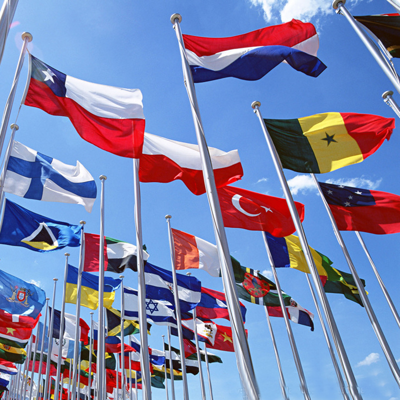 户外国旗4号美国国旗各国旗帜定做万国旗俄罗斯世界国旗外国旗帜12345