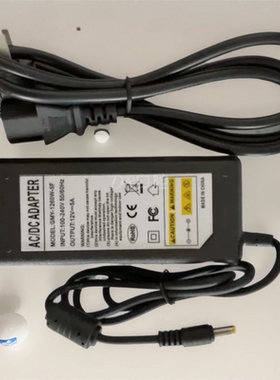 牙科器械配件牙椅12V内窥镜电源黑色大得