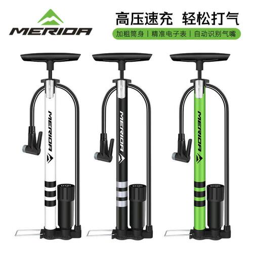 美利达不锈钢合金材质气压表气筒