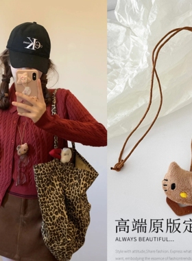 kt猫眼镜收纳挂绳项链女2025新款