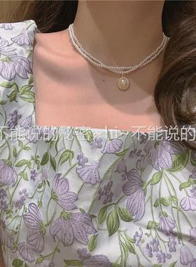珍珠项链纯欲复古宫廷风优雅复古