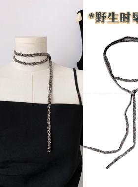 2025新款模特走秀串珠项链千金风