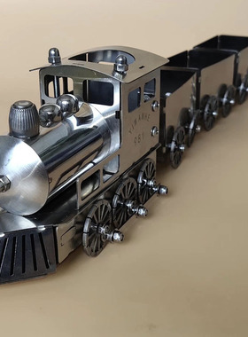 YIWANHE不绣钢火车不绣钢摆件