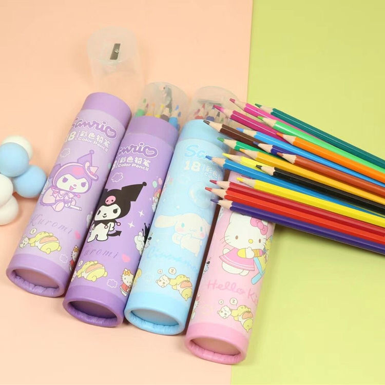 彩色铅笔绘画学生用专业手绘12色24色36色儿童小学生美术素描画画