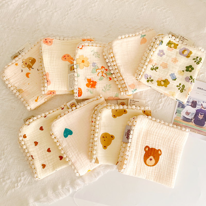 方巾洗脸巾口水巾柔软吸水效果好