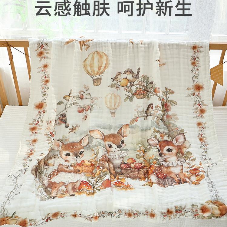 a类全棉吸水包被超软婴儿浴巾