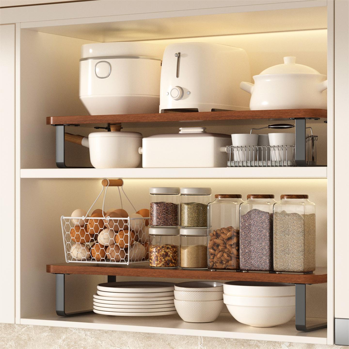 厨房置物架家用多功能橱柜隔板