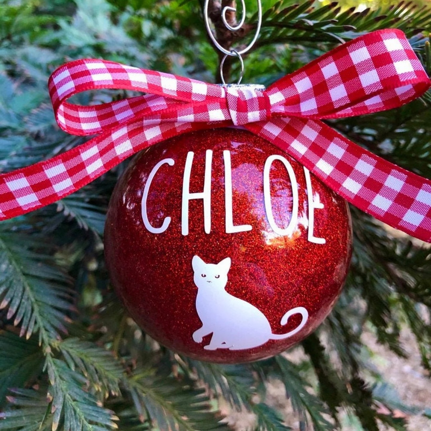 定制圣诞节装饰猫猫圣诞球 Personalized Cat Christmas Ornament