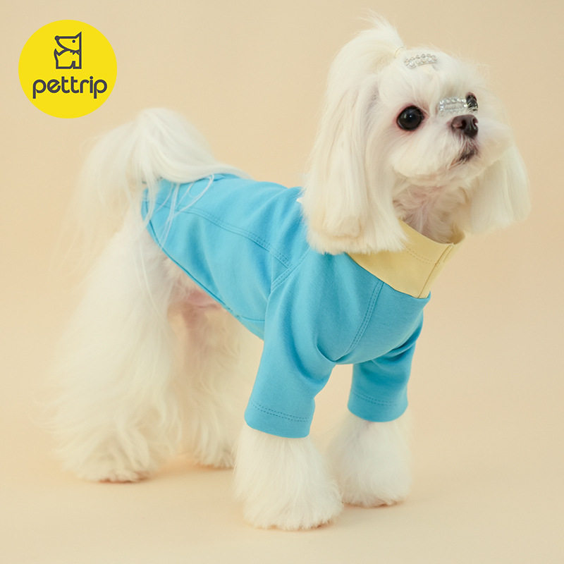 小狗衣服家居贝途秋冬新款宠物两脚衣狗狗打底衣泰迪比熊宠物衣服